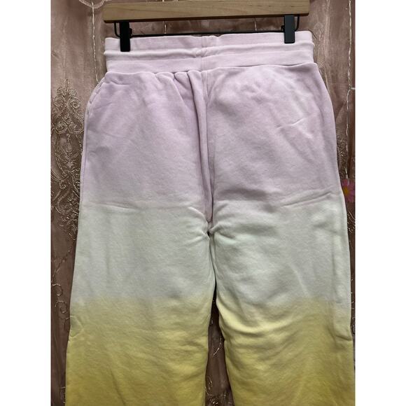 Sandro Paris‎ Tie Dye Ombré Pastel Sweatpants Size Medium FR 38 Wide Leg - Picture 12 of 15